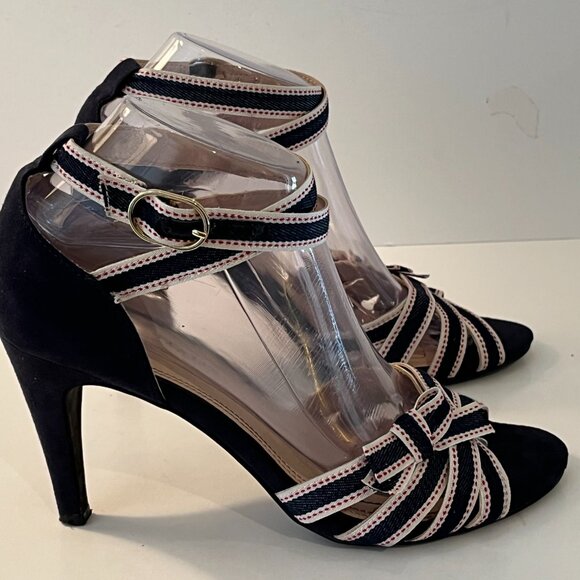 Kelly & Katie Faux Suede Open Toe Strappy High Heel Sandals ~ Women's Size 8.5M - Picture 3 of 14